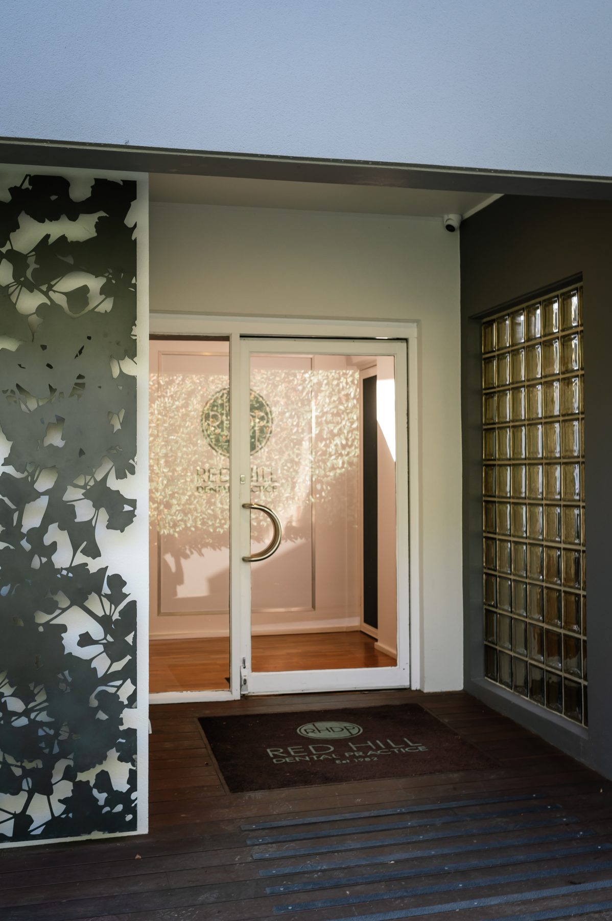 The front door of Red Hill Dental Practice