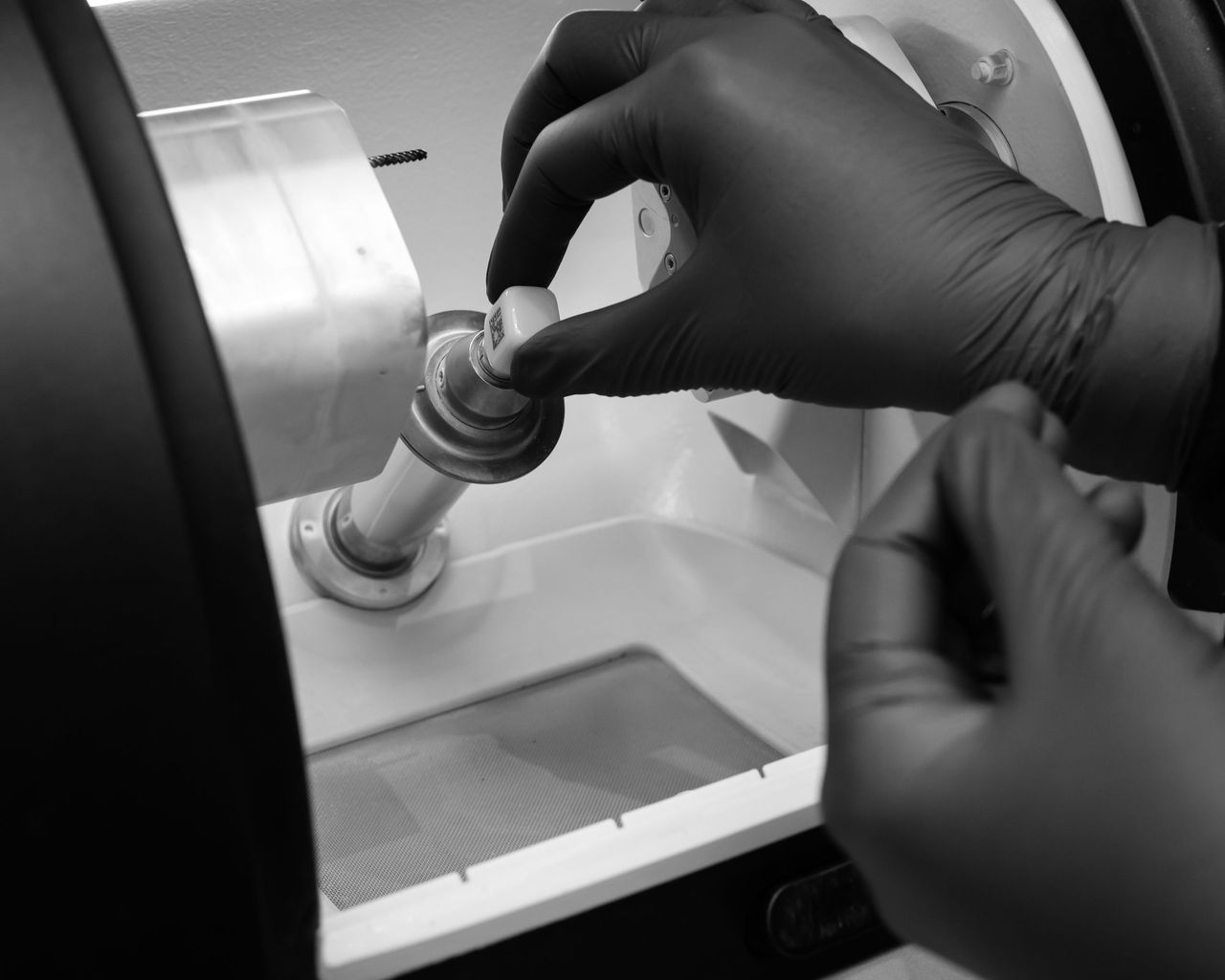 Digitally designed crown work being prepared at Red Hill Dental Practice