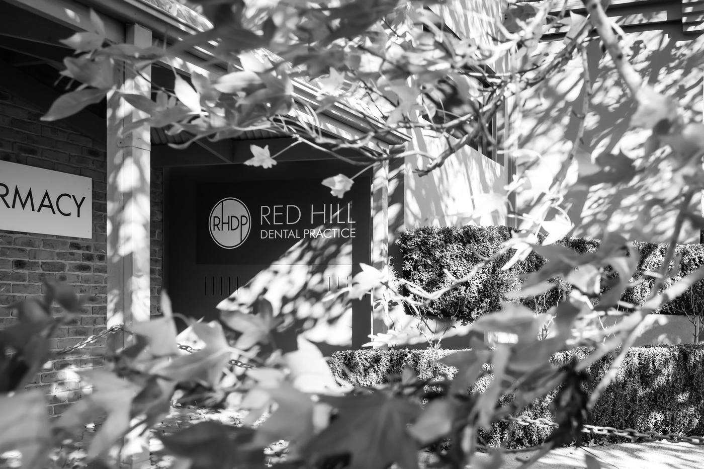 The Red Hill Dental Practice sign on Shoreham Road